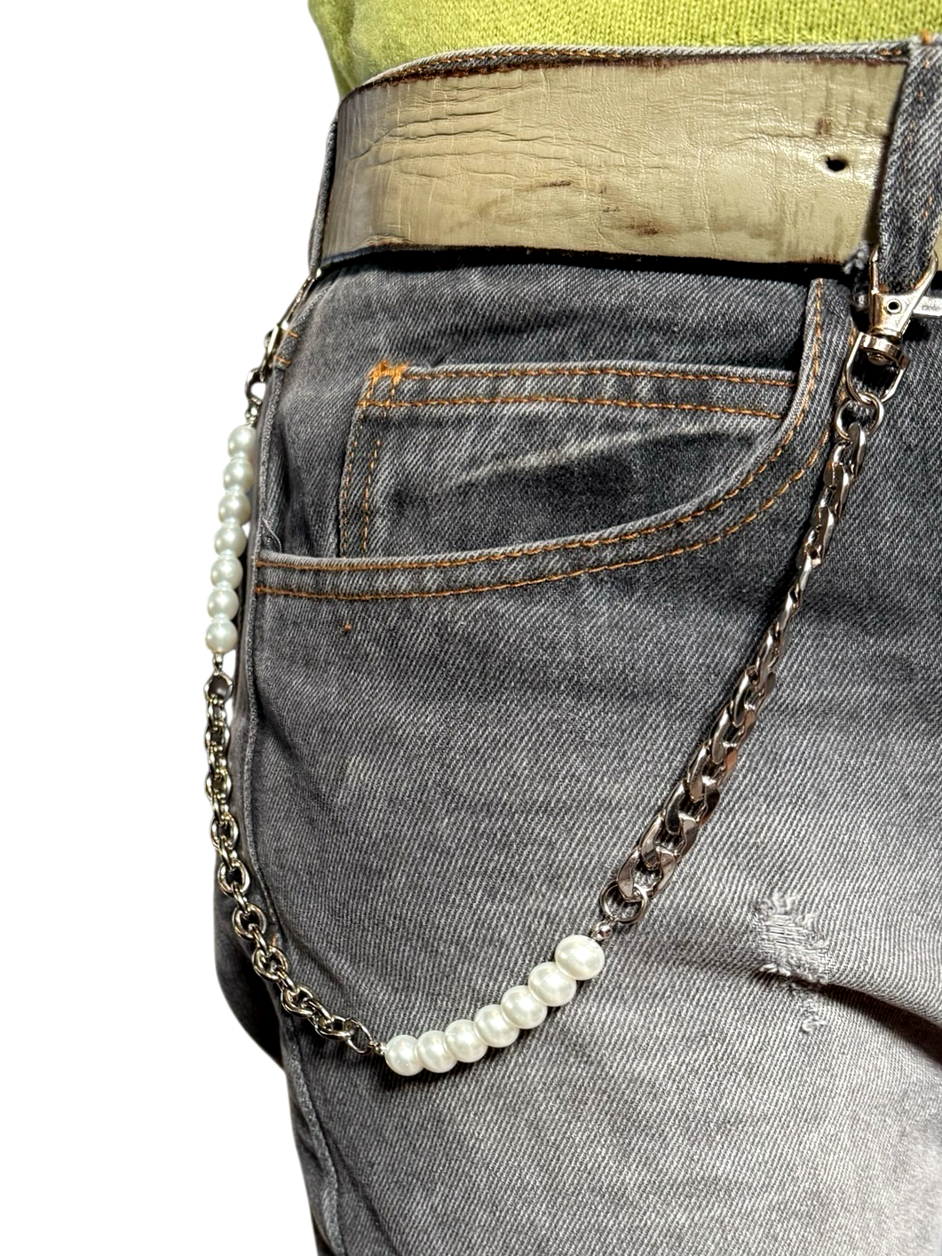 Cadena Pantalon Perlas Groumette