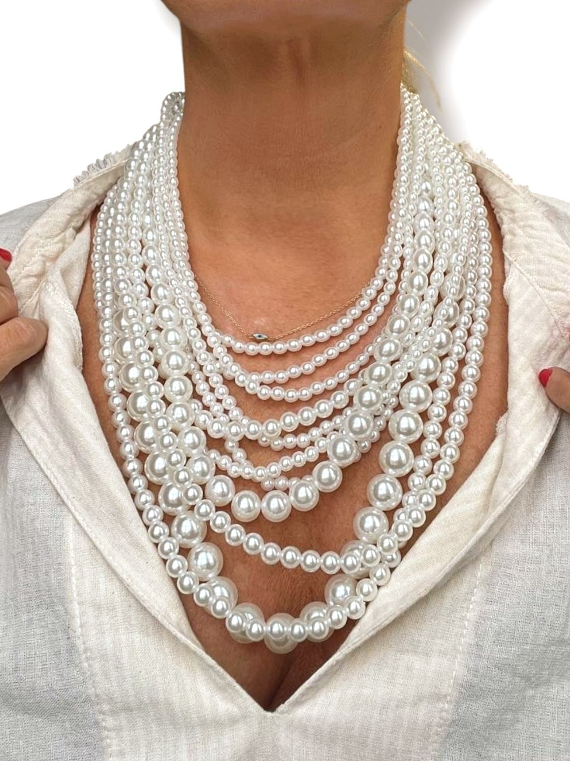 Collar Perlas Largo Isabel