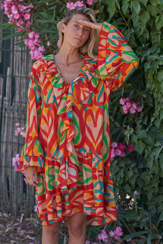 Vestido Lima Naranjo