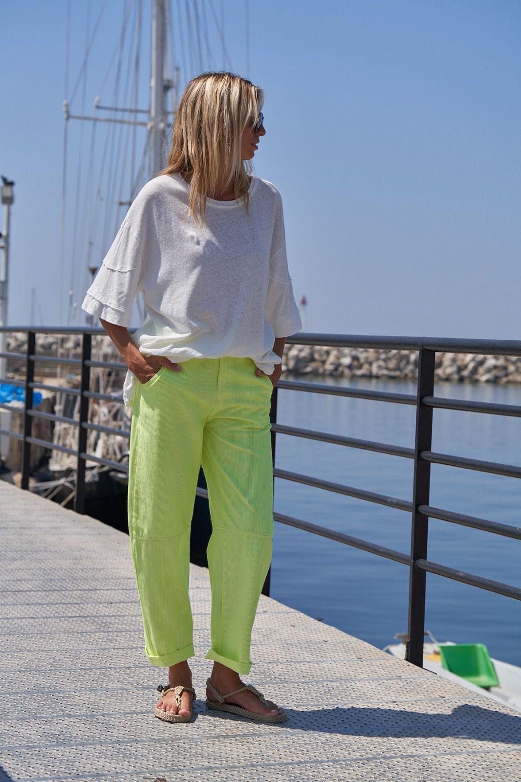 Pantalon Fiesta Naranjo y Amarillo