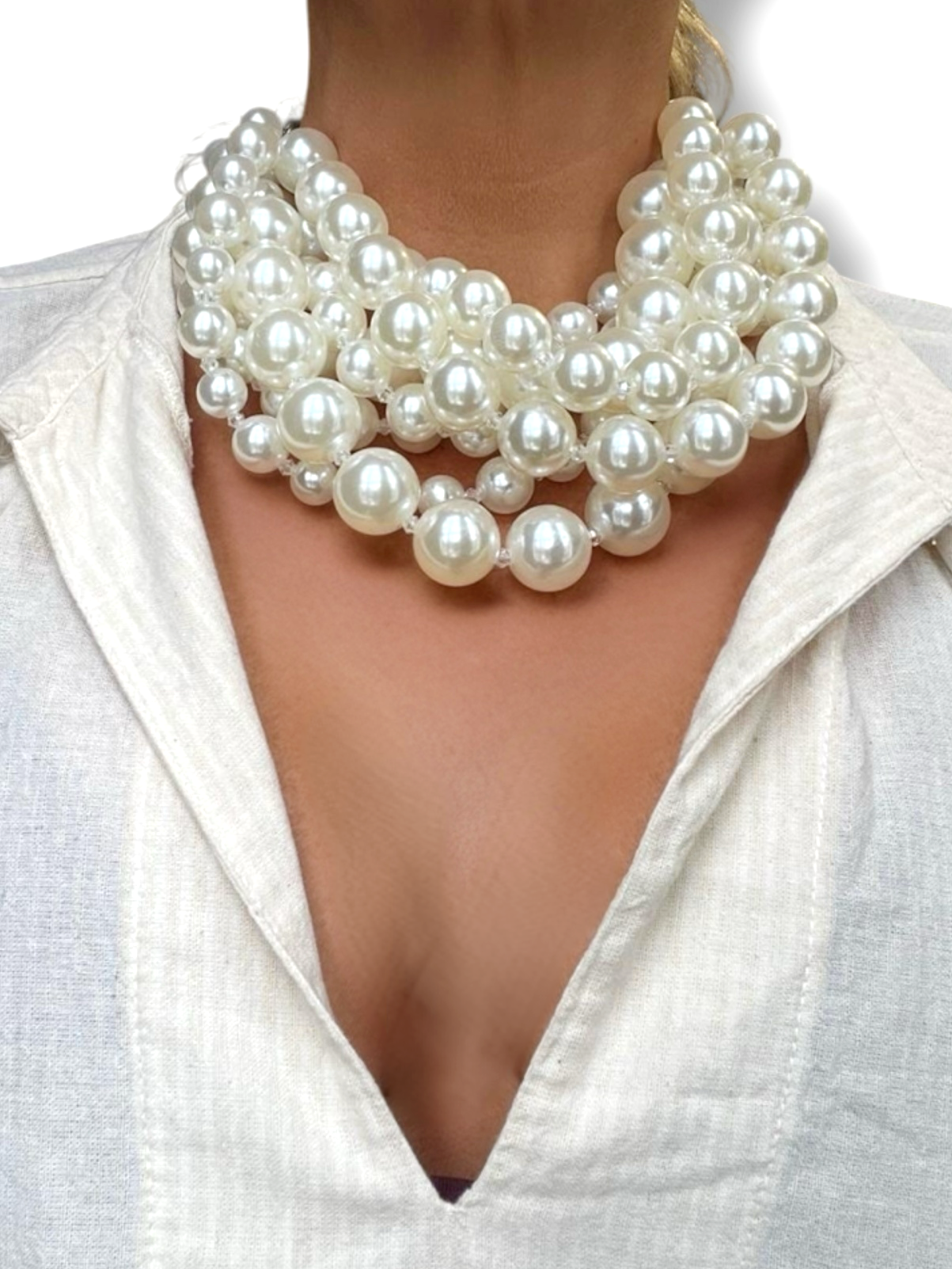 Collar Perlas Corto Sofía
