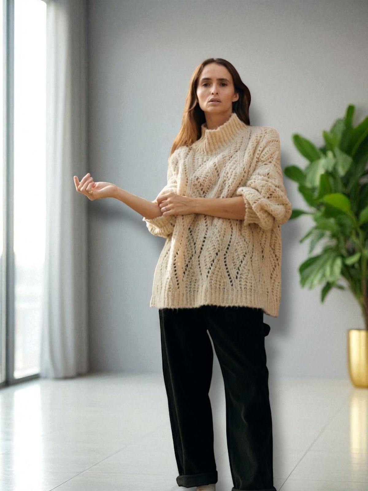 Sweater Sandia Blanco