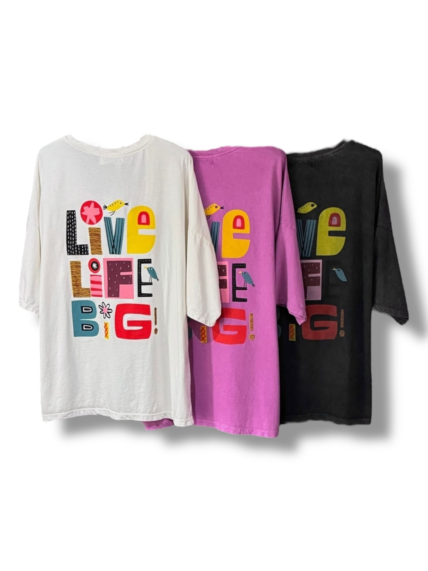 Polera LIVE  LIFE Colores