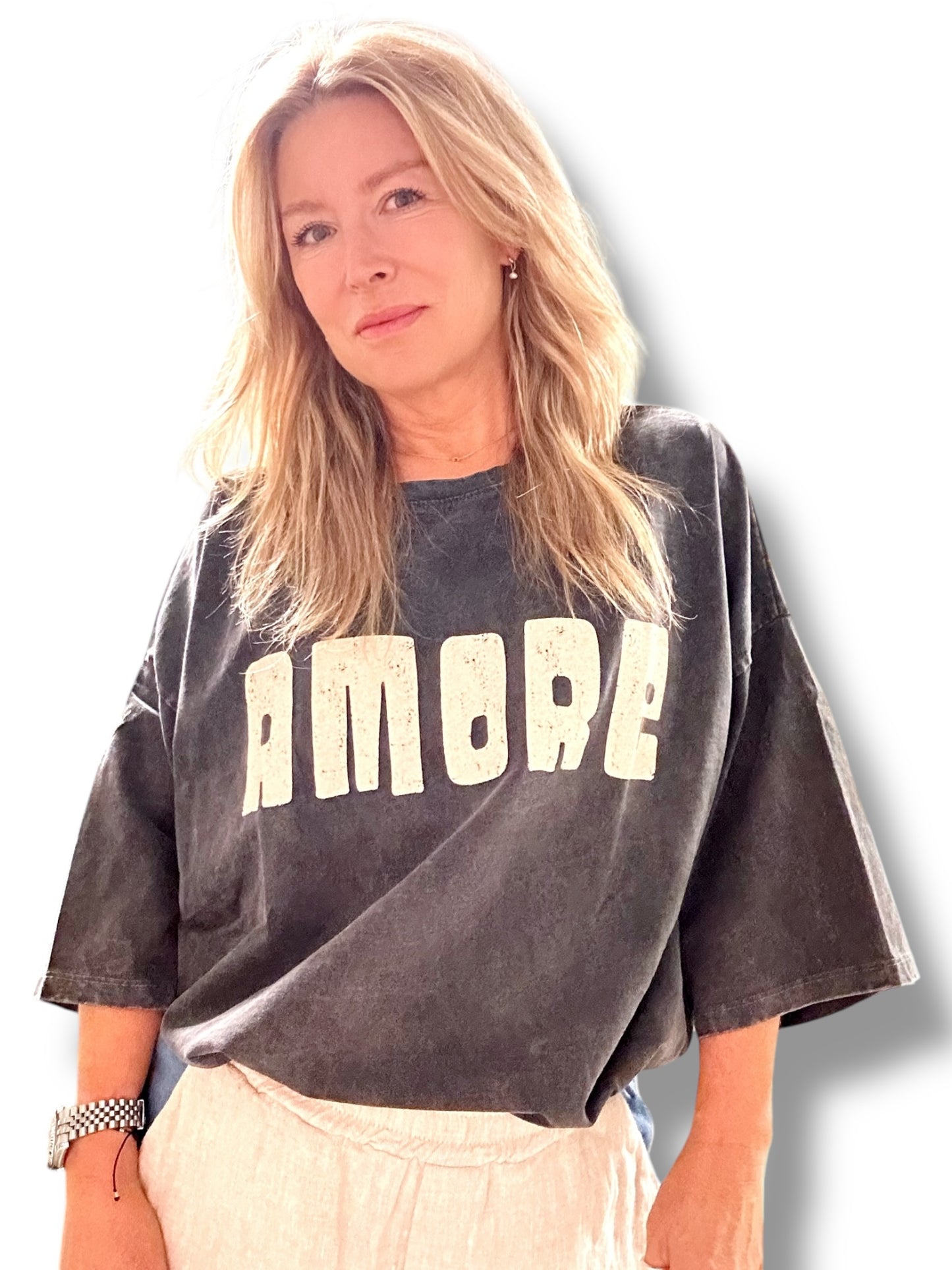 Polera Amore negra