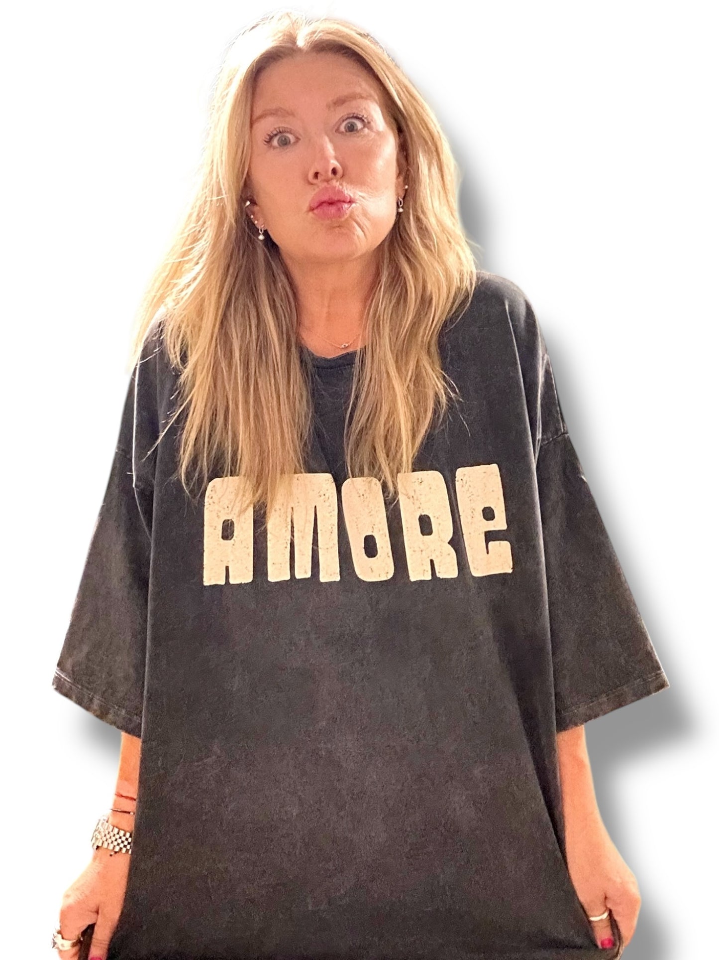 Polera Amore negra