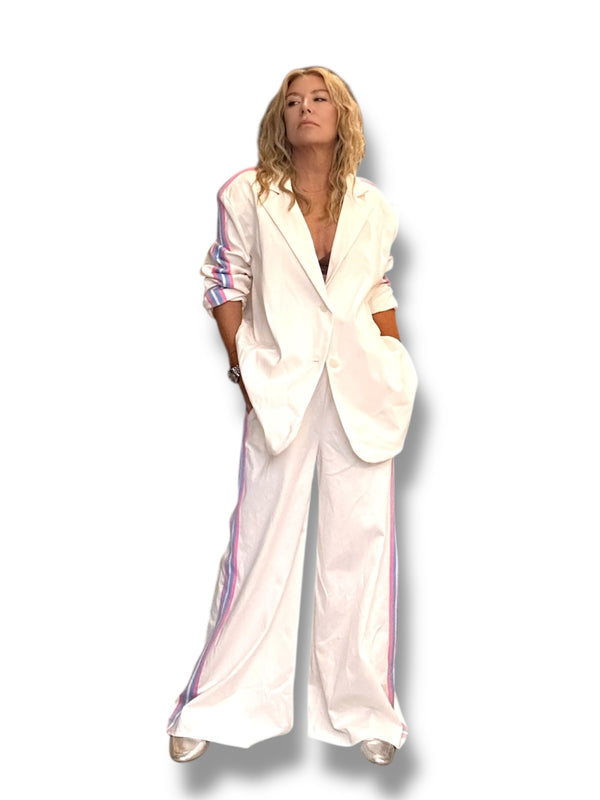 Pantalón Athletic Crema