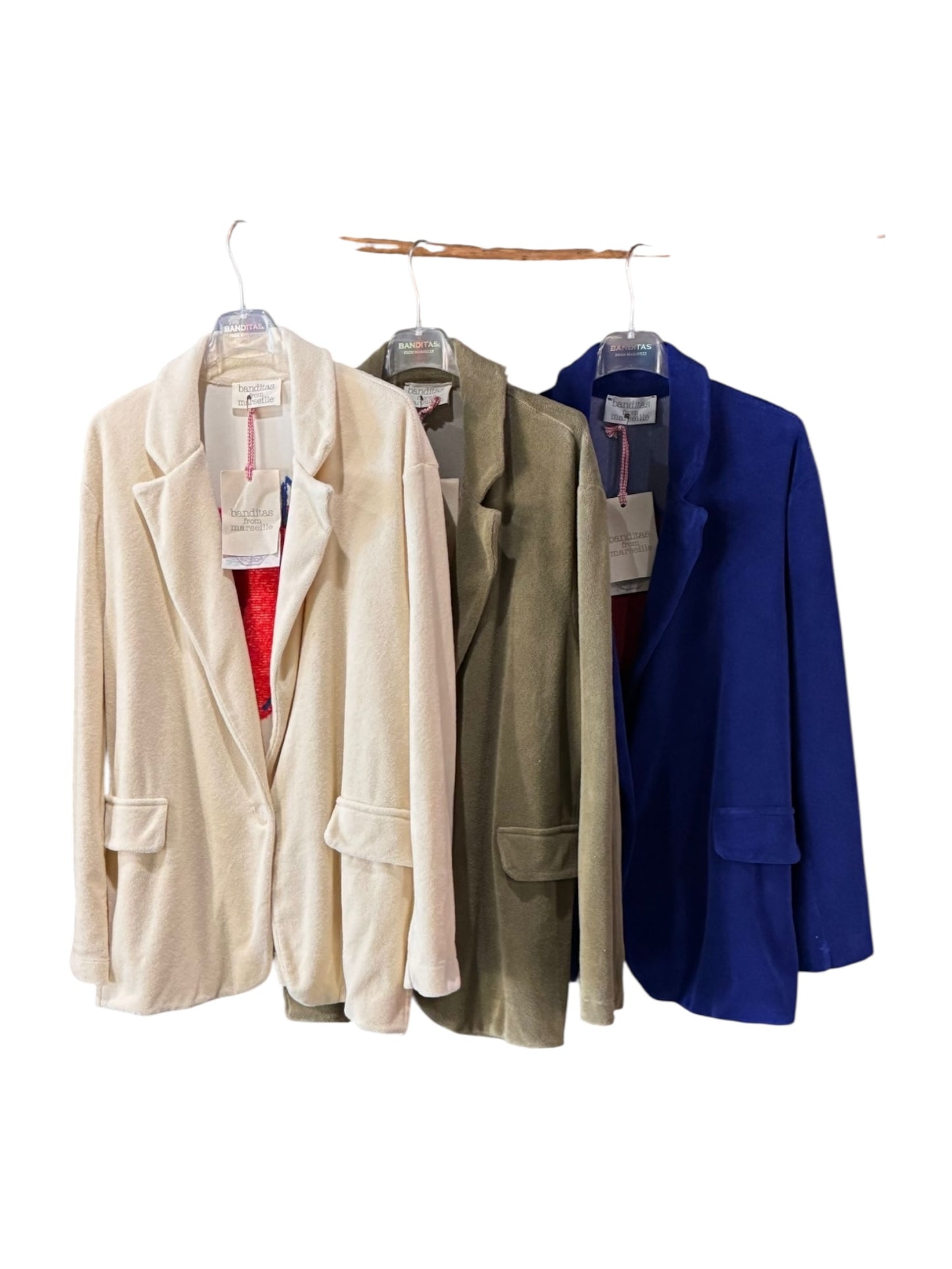 Chaqueta Pepino Oliva, Azul y Crema