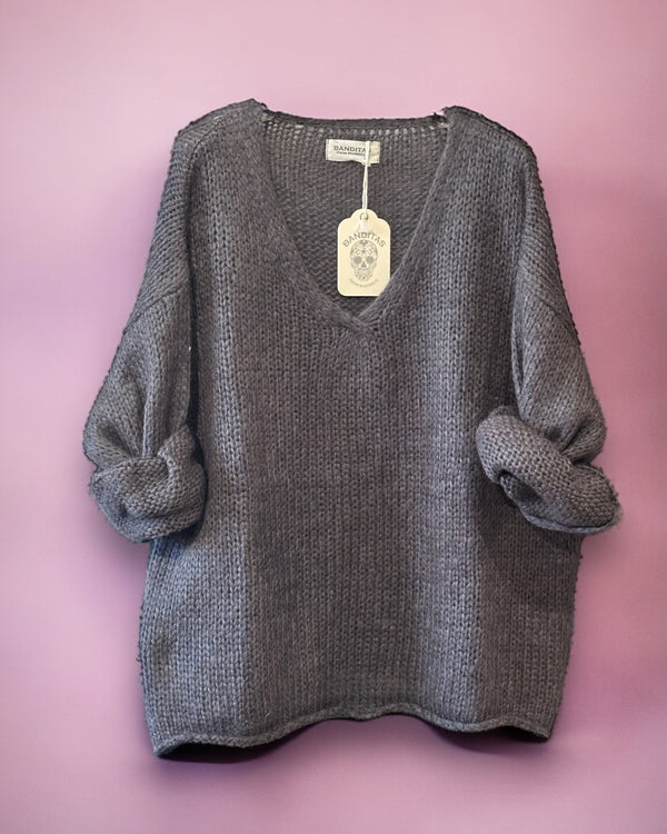 Sweater Puffy Gris.