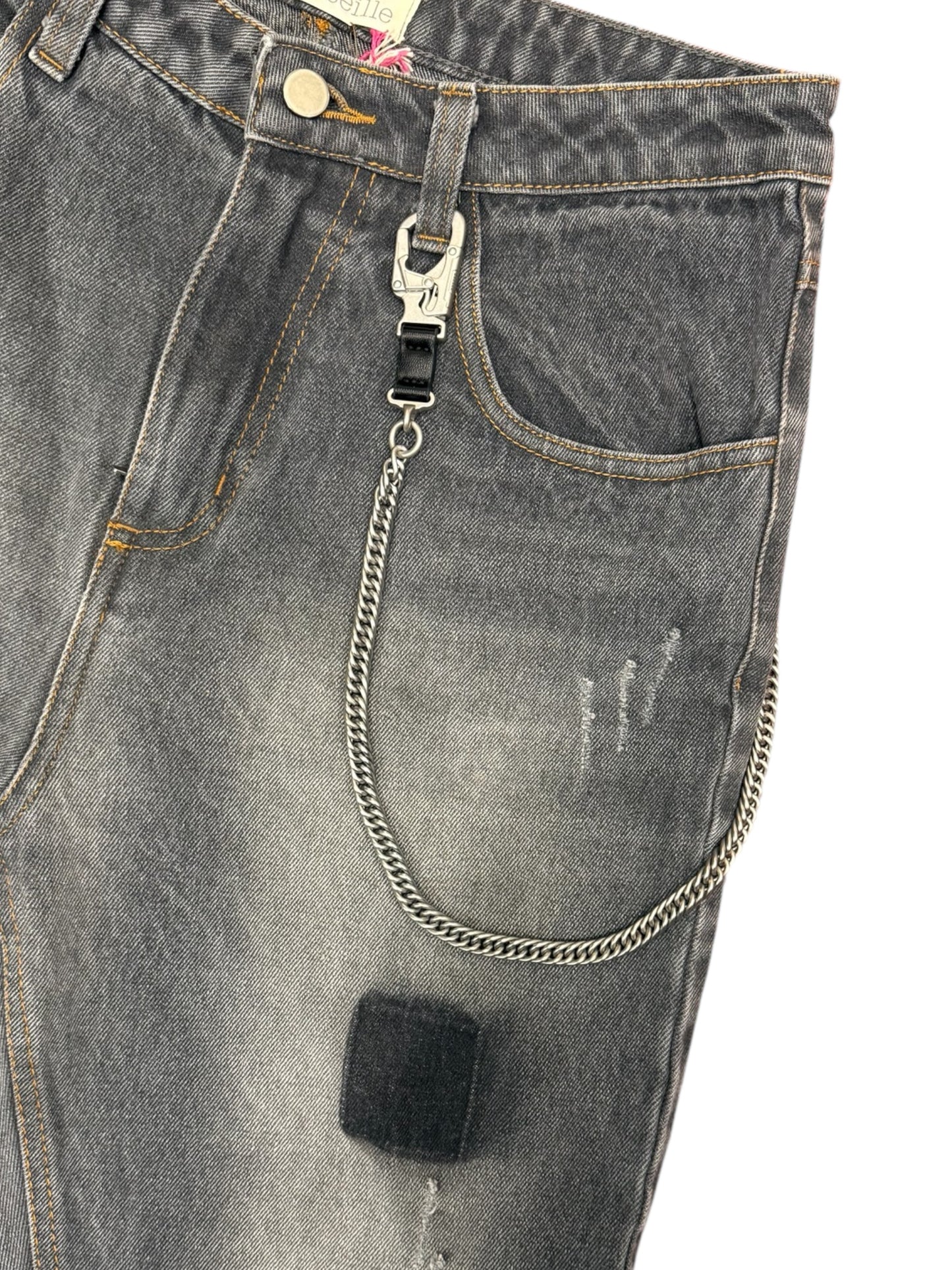 Cadena Pantalon Pepa Plateada